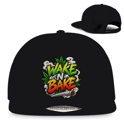 Snapback Rapper Cap - Wake N Bake | Division420®
