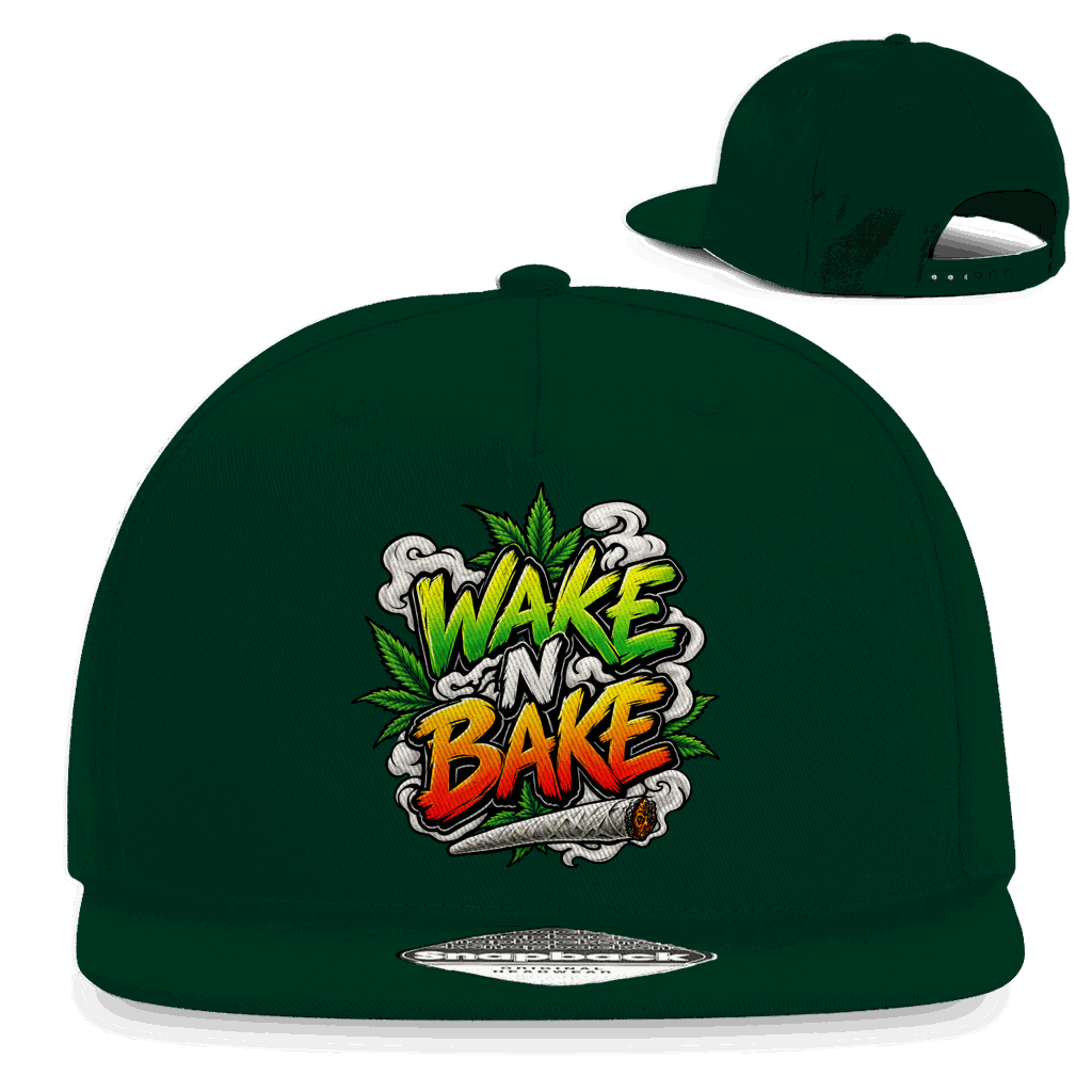 Snapback Rapper Cap - Wake N Bake | Division420®