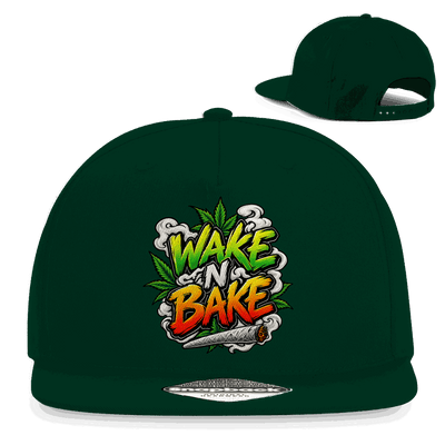 Snapback Rapper Cap - Wake N Bake | Division420®