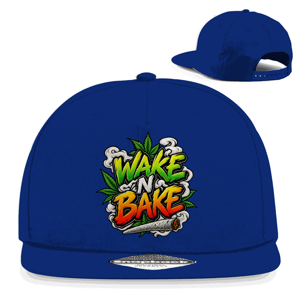 Snapback Rapper Cap - Wake N Bake | Division420®