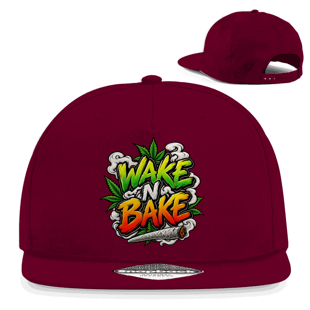 Snapback Rapper Cap - Wake N Bake | Division420®