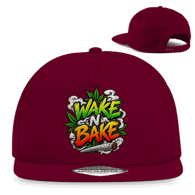 Snapback Rapper Cap - Wake N Bake | Division420®