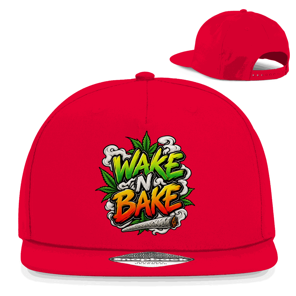 Snapback Rapper Cap - Wake N Bake | Division420®