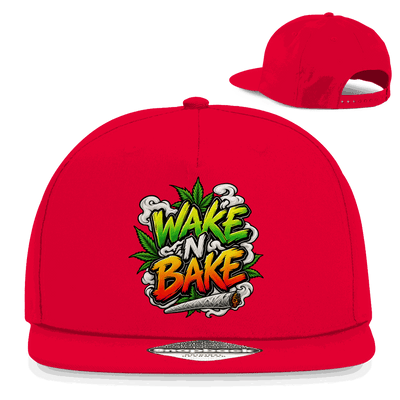 Snapback Rapper Cap - Wake N Bake | Division420®