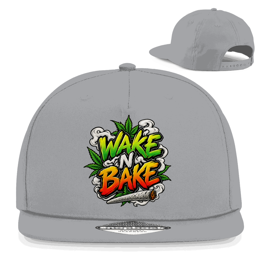 Snapback Rapper Cap - Wake N Bake | Division420®