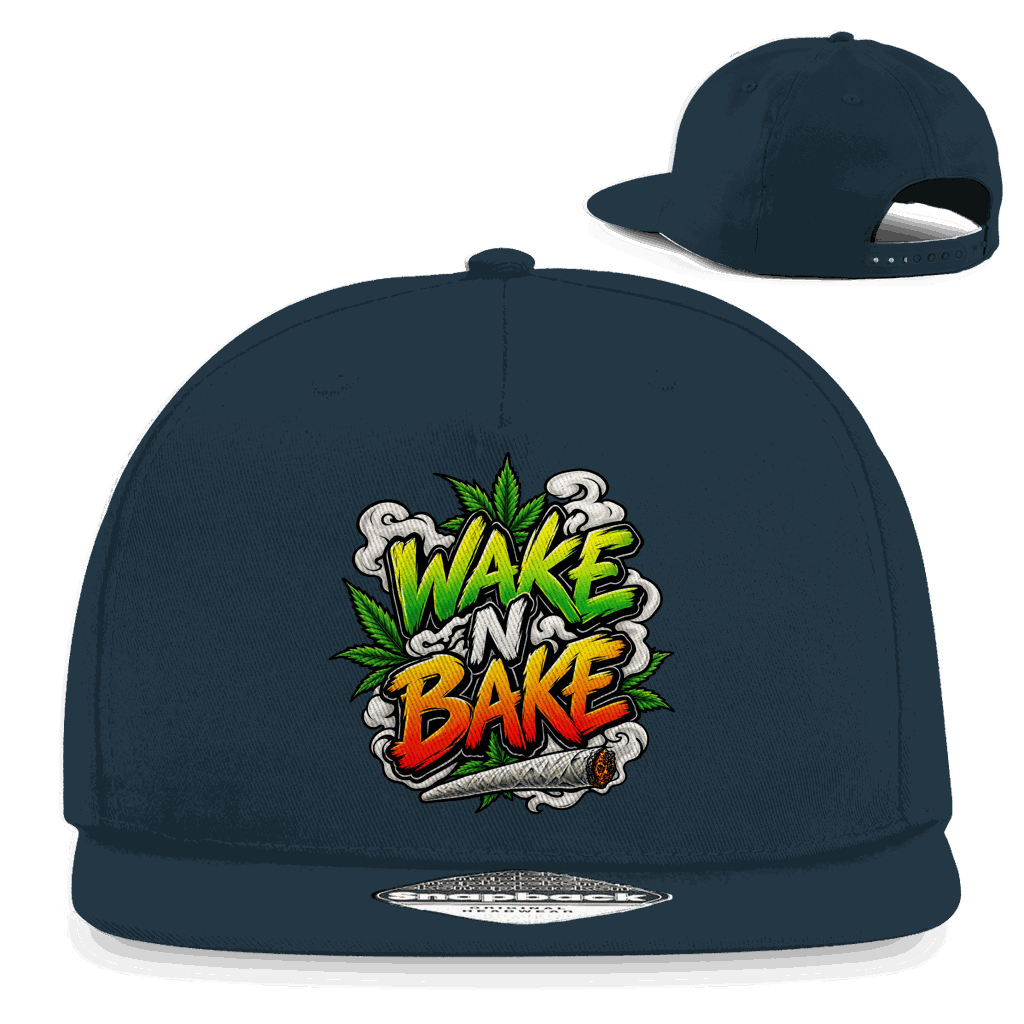 Snapback Rapper Cap - Wake N Bake | Division420®