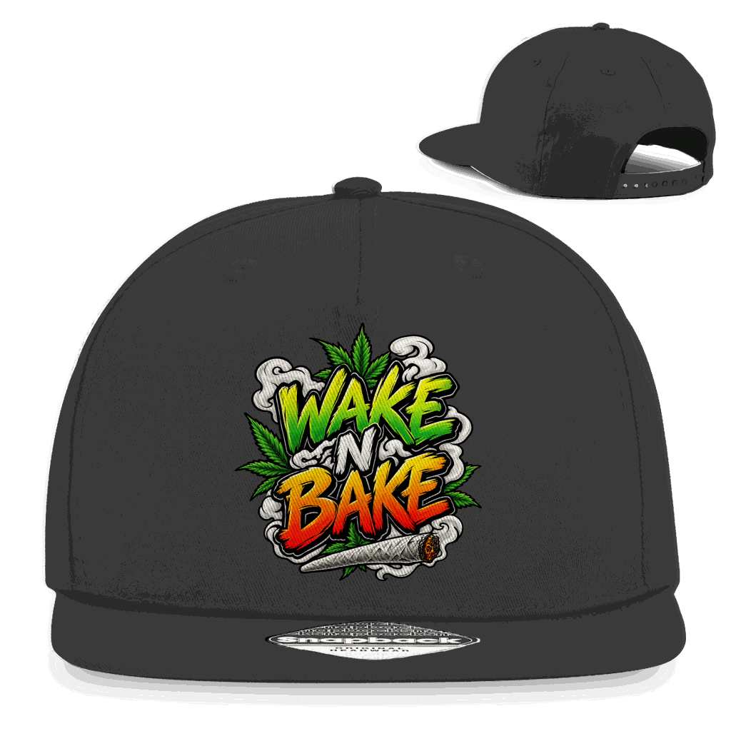 Snapback Rapper Cap - Wake N Bake | Division420®