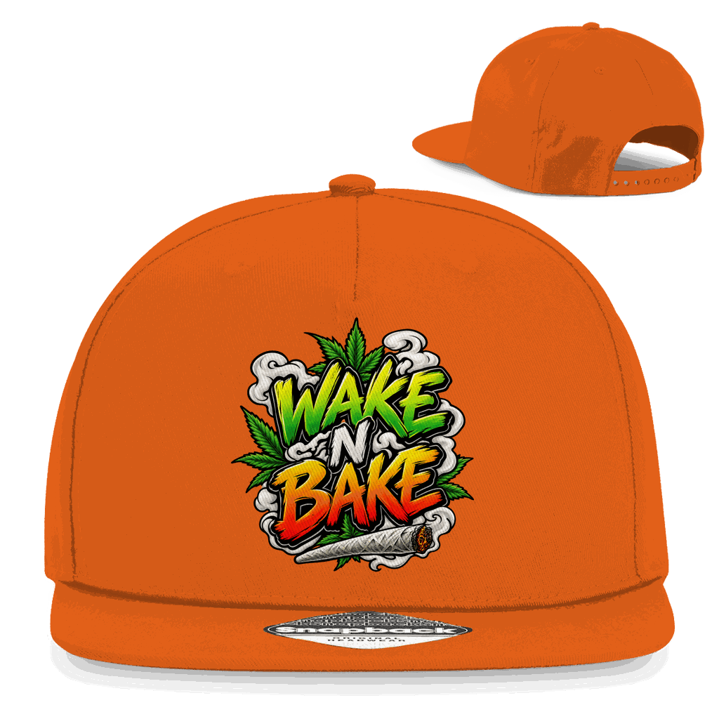 Snapback Rapper Cap - Wake N Bake | Division420®