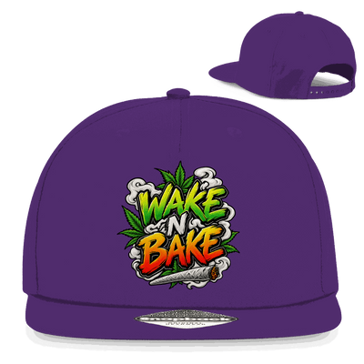 Snapback Rapper Cap - Wake N Bake | Division420®
