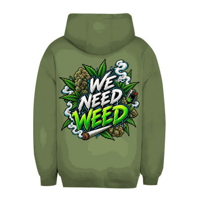 Unisex Oversize Hoodie - We need Weed | Division420®
