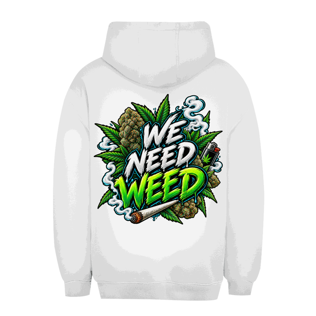 Unisex Oversize Hoodie - We need Weed | Division420®