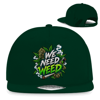 Snapback Rapper Cap - We need Weed | Division420®