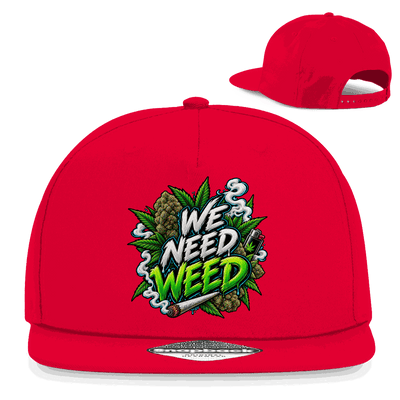 Snapback Rapper Cap - We need Weed | Division420®