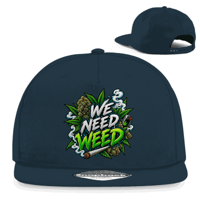 Snapback Rapper Cap - We need Weed | Division420®