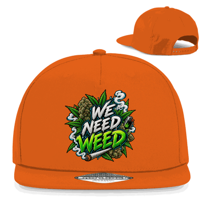 Snapback Rapper Cap - We need Weed | Division420®