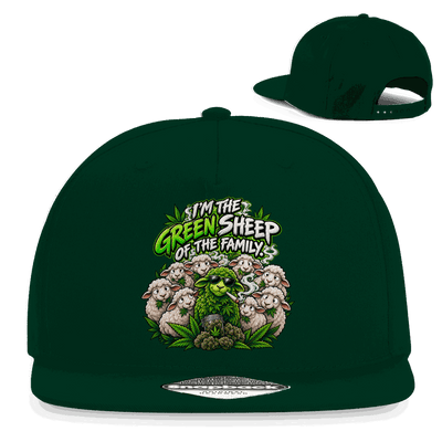 Snapback Rapper Cap - Im the green Sheep | Division420®