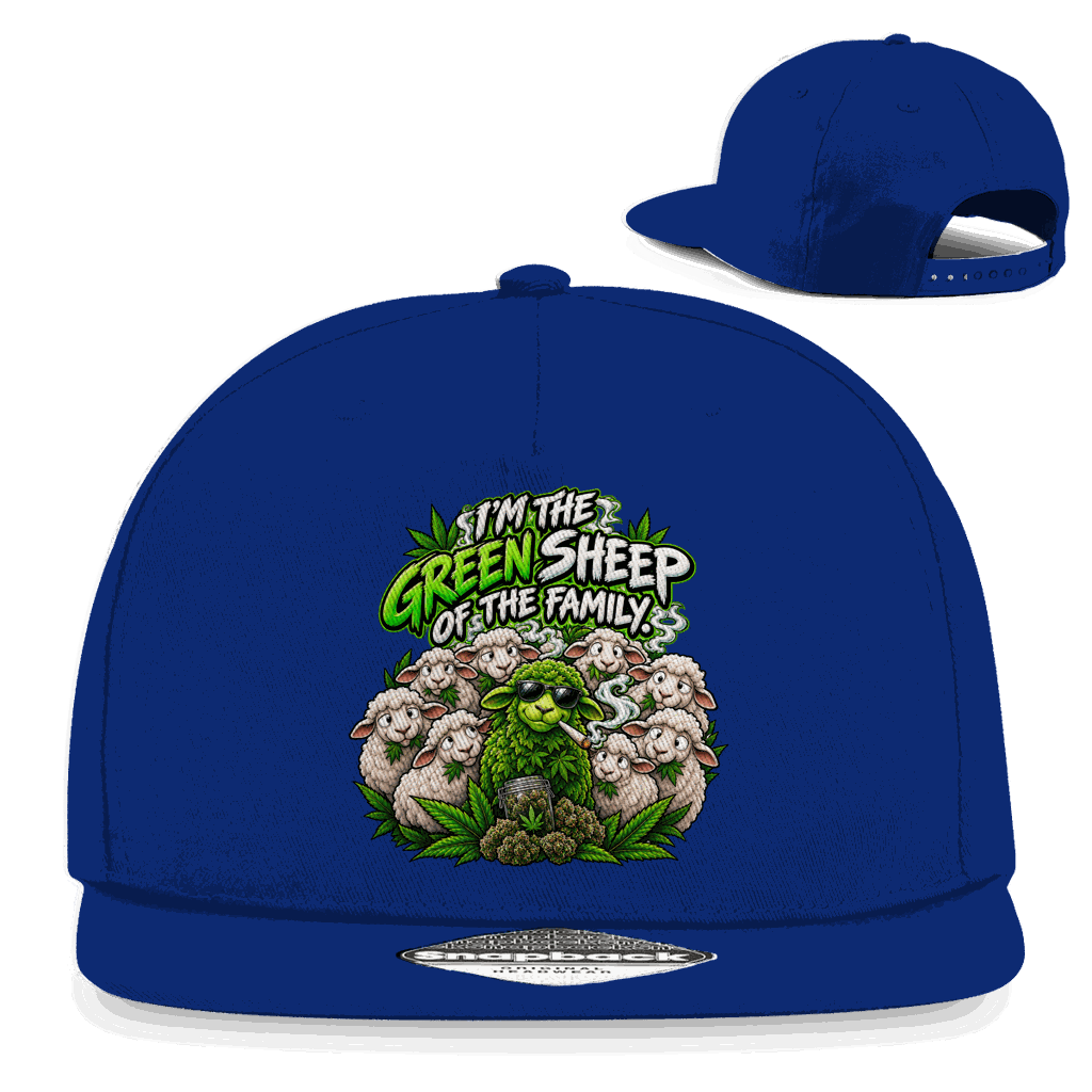 Snapback Rapper Cap - Im the green Sheep | Division420®