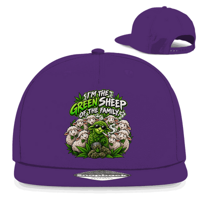 Snapback Rapper Cap - Im the green Sheep | Division420®