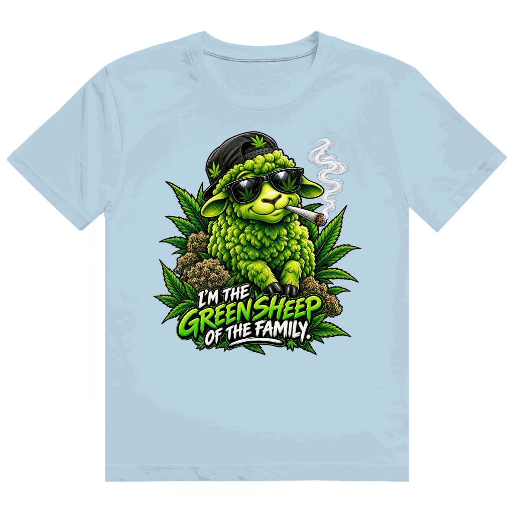 Heavy Cotton T-Shirt - Green Sheep | Division420®