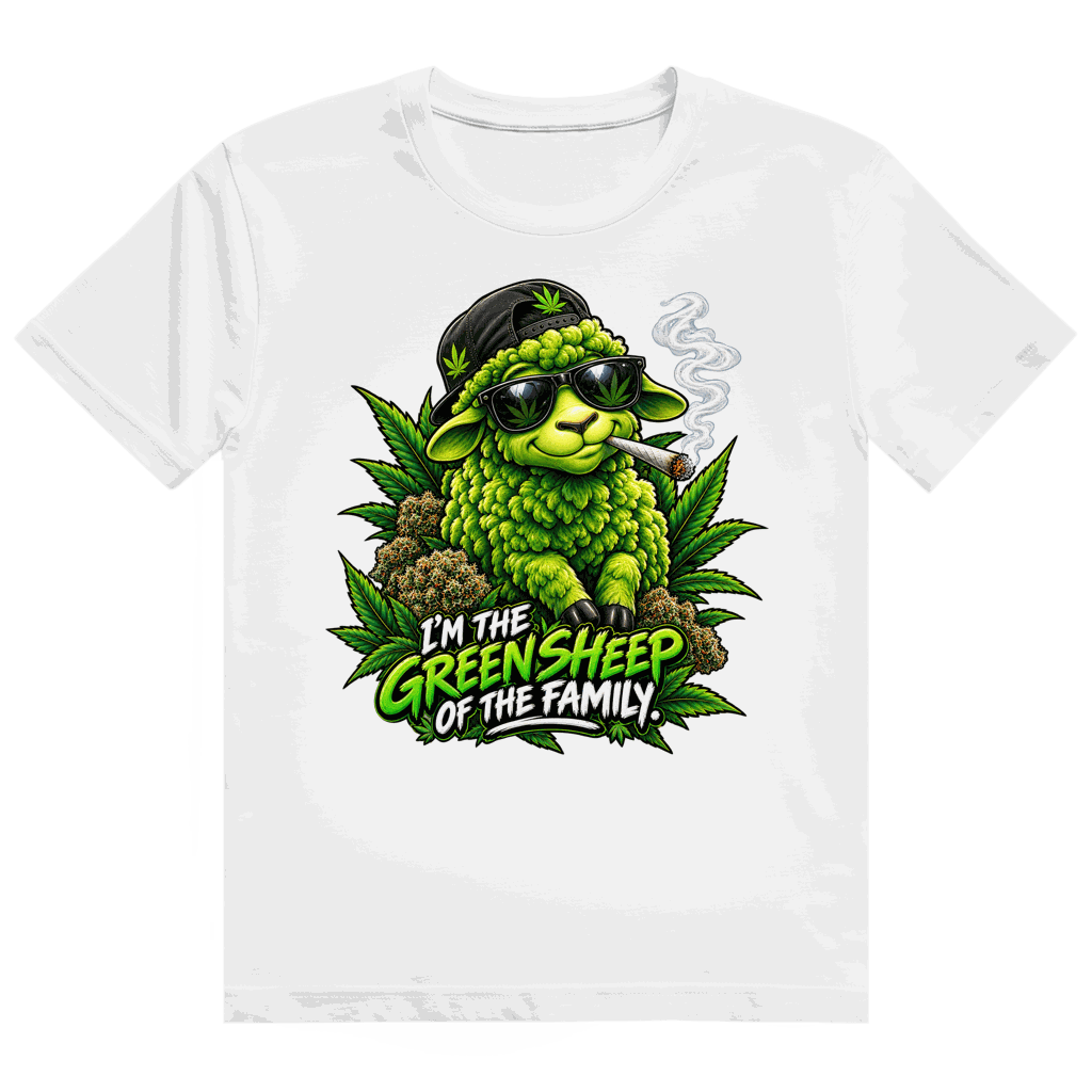 Heavy Cotton T-Shirt - Green Sheep | Division420®