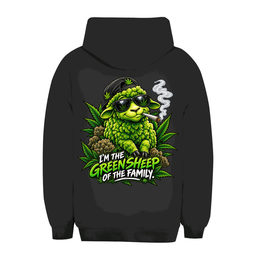 Unisex Oversize Hoodie - Green Sheep | Division420®