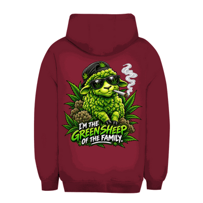 Unisex Oversize Hoodie - Green Sheep | Division420®