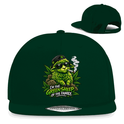 Snapback Rapper Cap - Green Sheep | Division420®