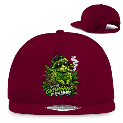 Snapback Rapper Cap - Green Sheep | Division420®