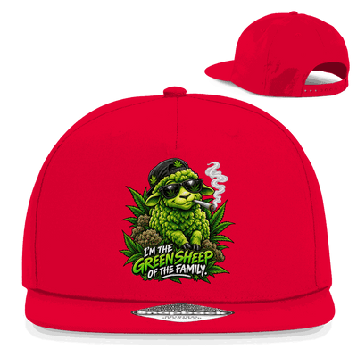 Snapback Rapper Cap - Green Sheep | Division420®