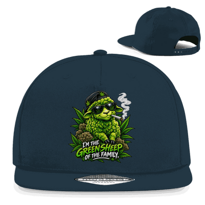 Snapback Rapper Cap - Green Sheep | Division420®