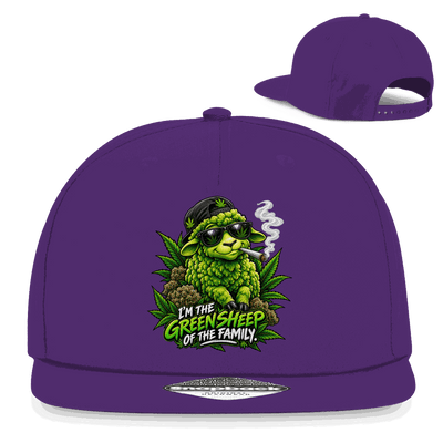 Snapback Rapper Cap - Green Sheep | Division420®