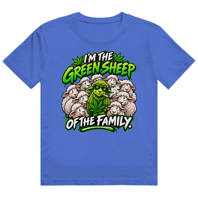 Heavy Cotton T-Shirt - Green Sheep of the Family | Division420®
