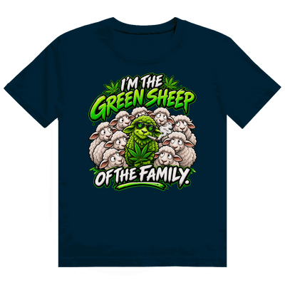 Heavy Cotton T-Shirt - Green Sheep of the Family | Division420®