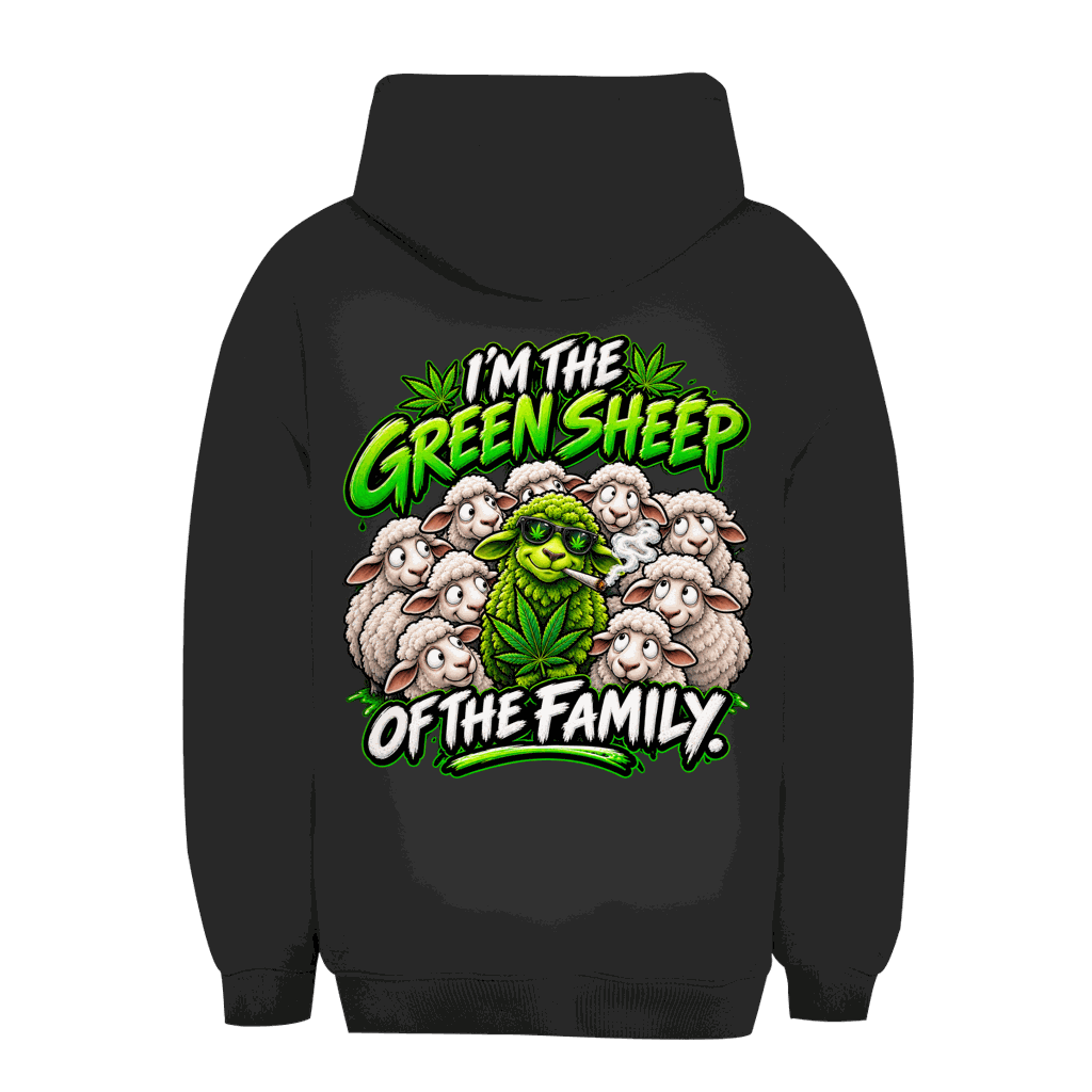 Unisex Oversize Hoodie - Green Sheep of the Family | Division420®
