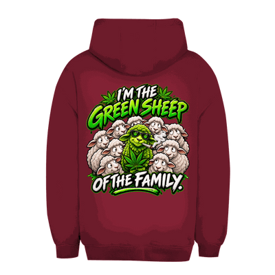 Unisex Oversize Hoodie - Green Sheep of the Family | Division420®