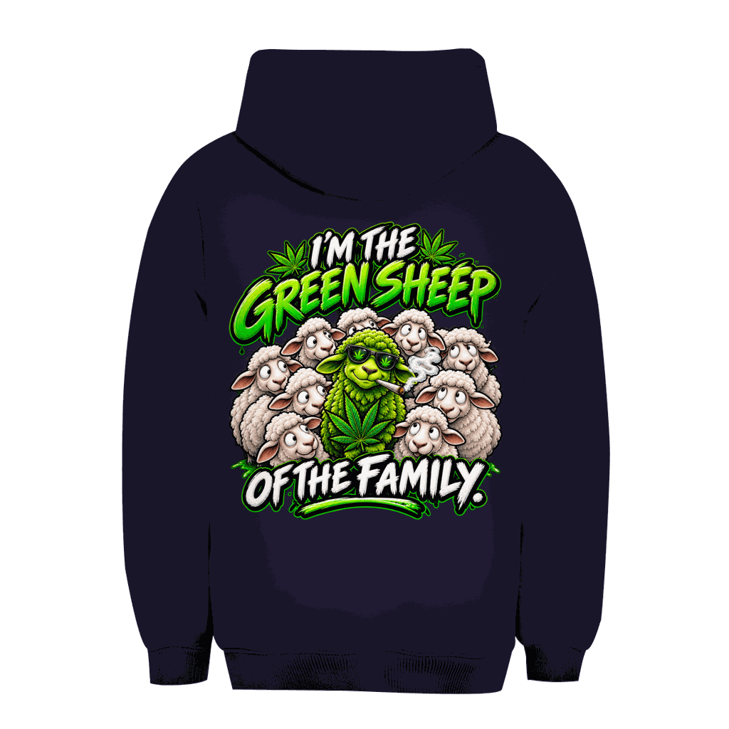 Unisex Oversize Hoodie - Green Sheep of the Family | Division420®
