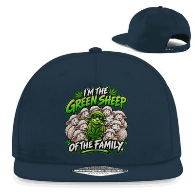 Snapback Rapper Cap - Green Sheep of the Family | Division420®