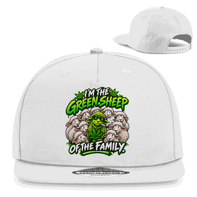 Snapback Rapper Cap - Green Sheep of the Family | Division420®