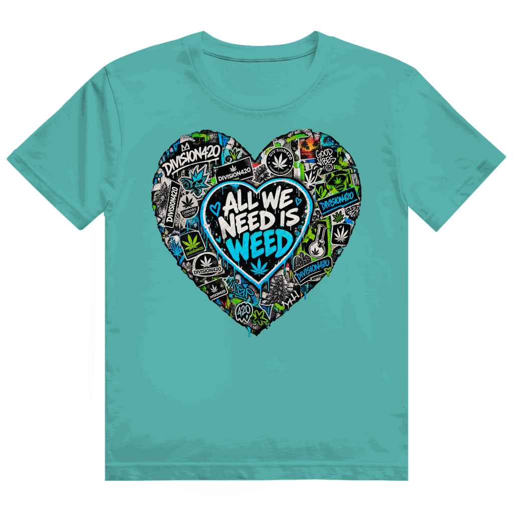 Herren Heavy Cotton T-Shirt - All we need | Division420®