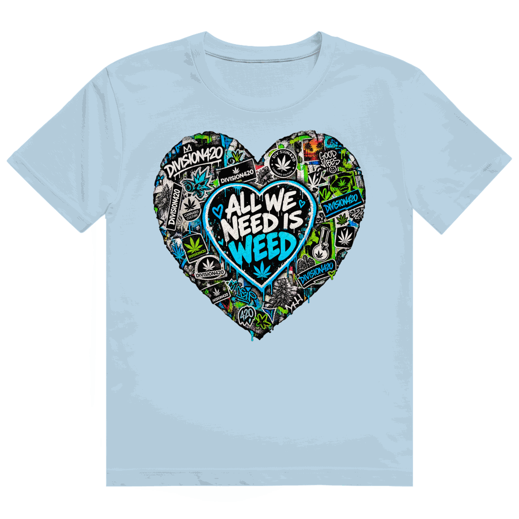 Herren Heavy Cotton T-Shirt - All we need | Division420®
