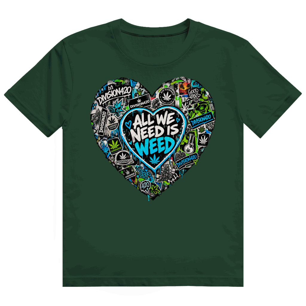 Herren Heavy Cotton T-Shirt - All we need | Division420®