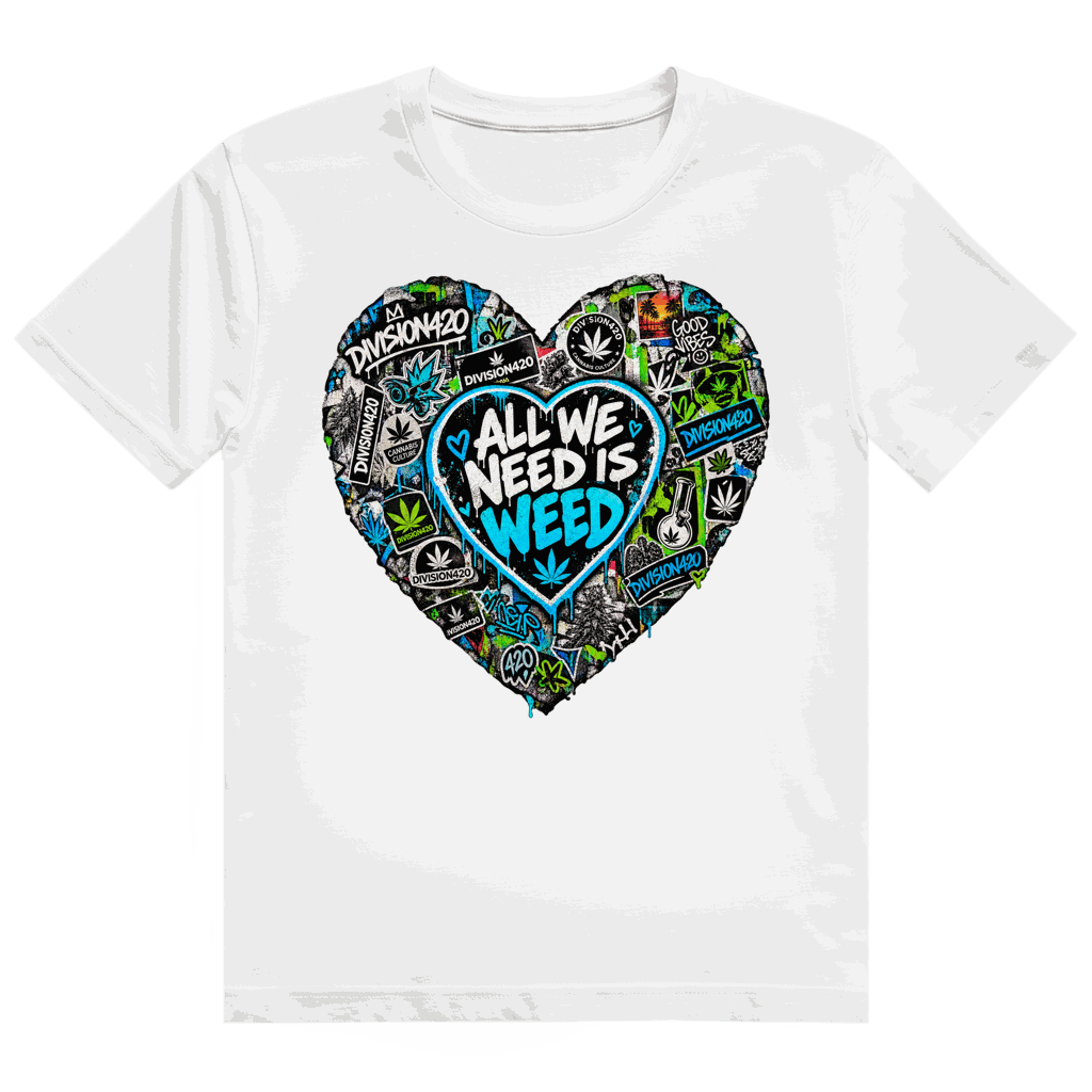Herren Heavy Cotton T-Shirt - All we need | Division420®
