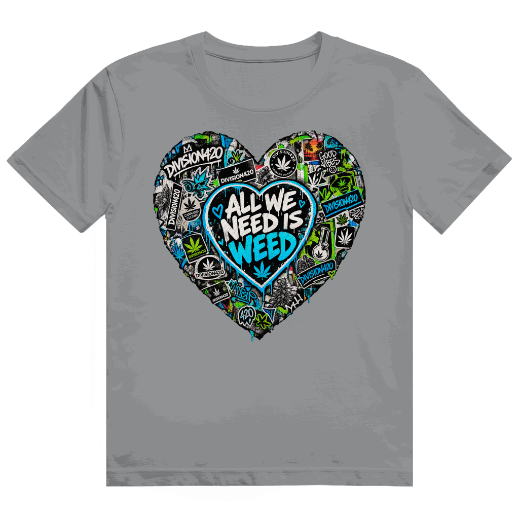 Herren Heavy Cotton T-Shirt - All we need | Division420®