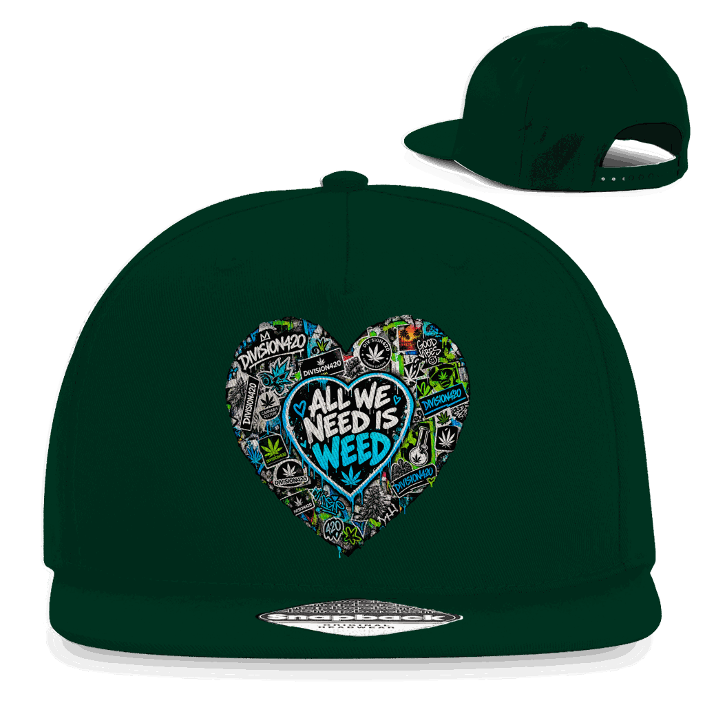 Snapback Rapper Cap - All we need | Division420®