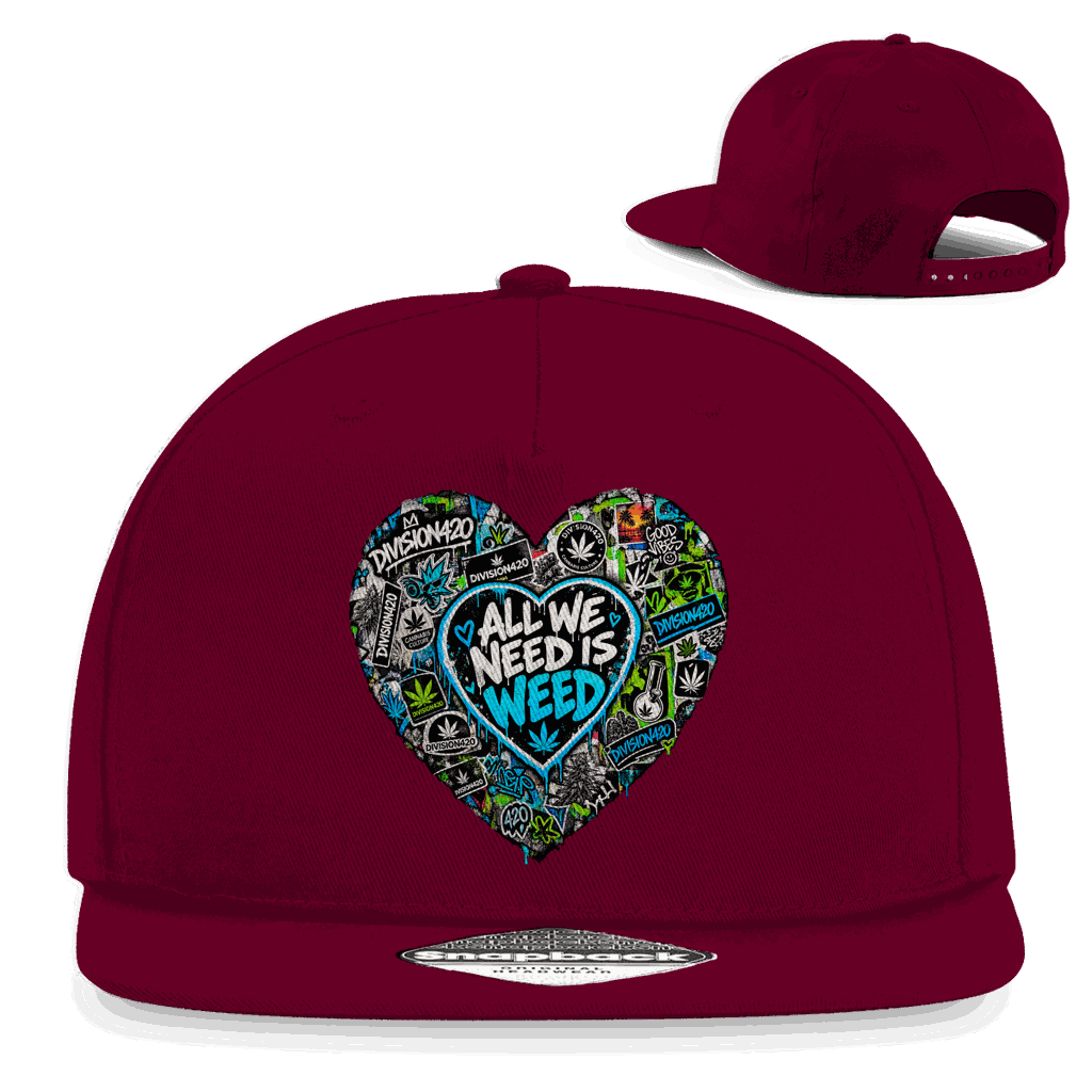 Snapback Rapper Cap - All we need | Division420®