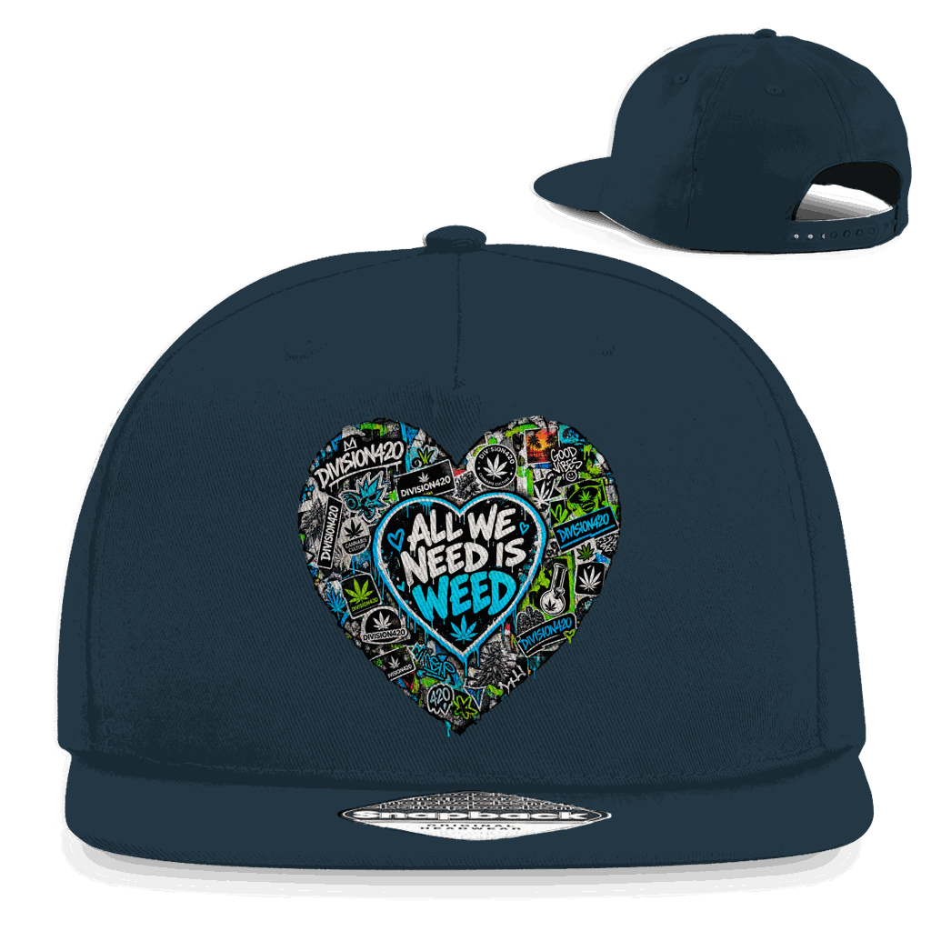 Snapback Rapper Cap - All we need | Division420®
