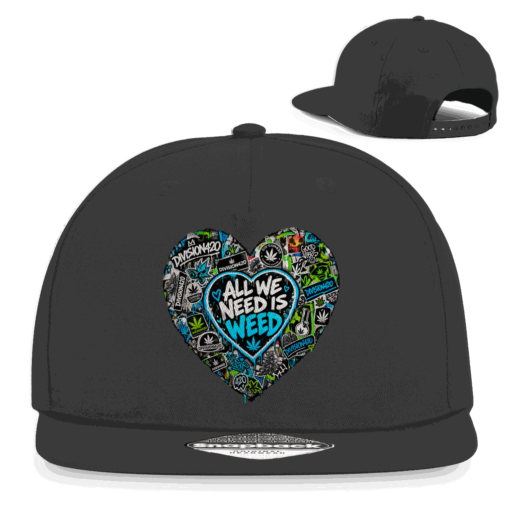 Snapback Rapper Cap - All we need | Division420®