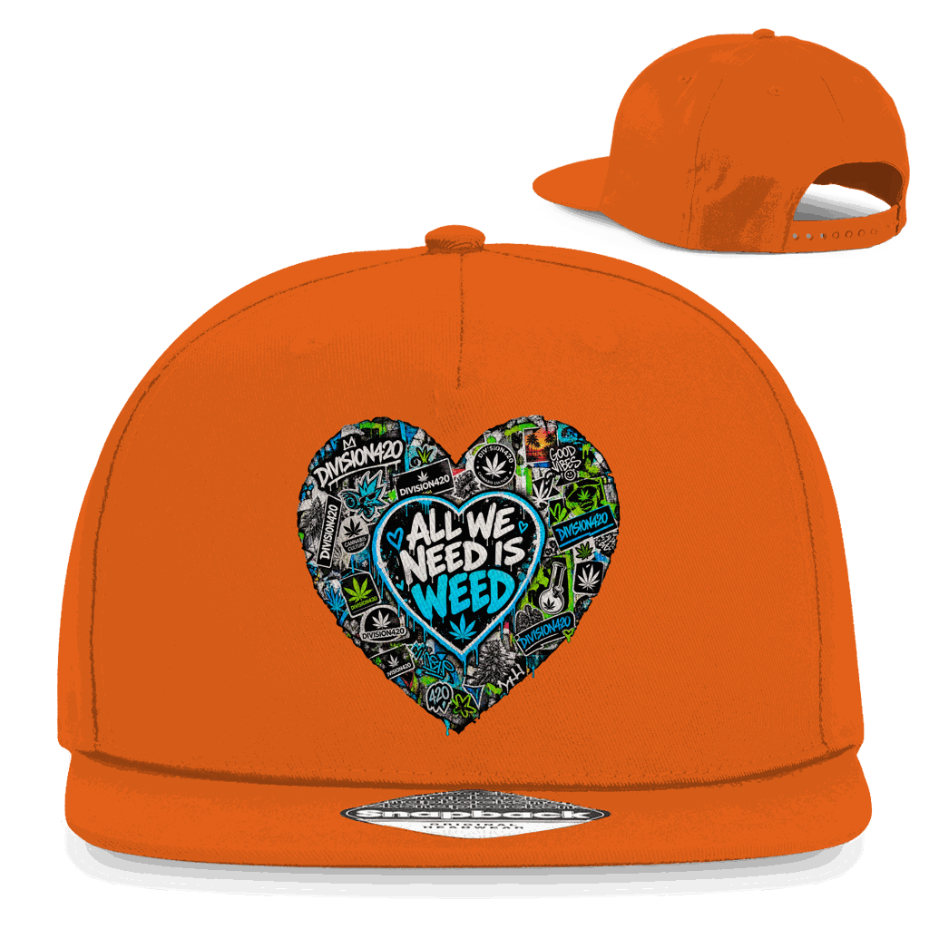Snapback Rapper Cap - All we need | Division420®
