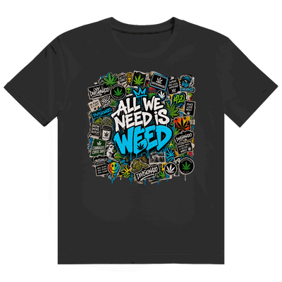 Heavy Cotton T-Shirt - All we need is Weed | Division420®