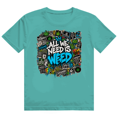 Heavy Cotton T-Shirt - All we need is Weed | Division420®